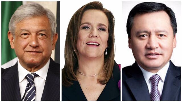 Andrés Manuel López Obrador, Margarita Zavala y Miguel Ángel Osorio Chong son altamente competitivos