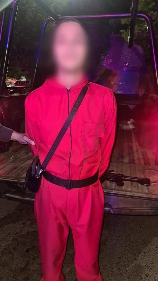 Disfraz de El Juego del Calamar, apología del delito