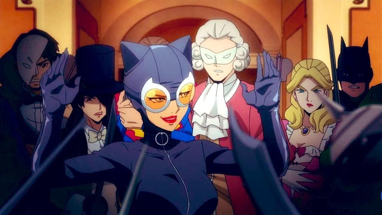 Escena de la película Catwoman: Hunted, donde Elizabeth Gillies da voz a Selina Kyle
