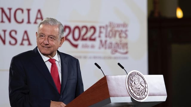 AMLO en la primera mañanera de 2022