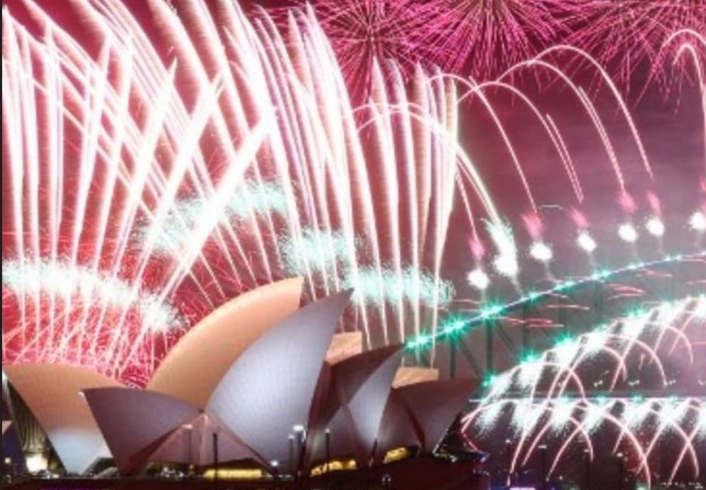 Llegó el Año Nuevo a Australia