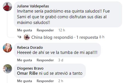 Reacción al video de la familia nadando en pileta de un panteón