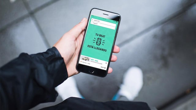 La aplicación de transporte Beat.