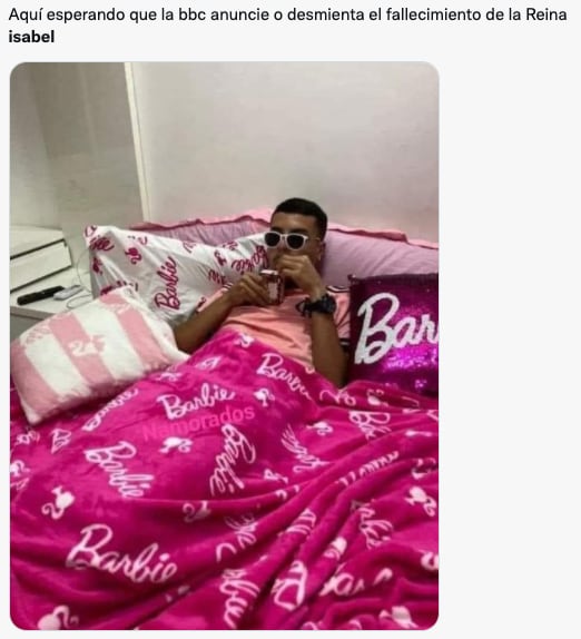 Memes sobre la muerte de la reina Isabel II