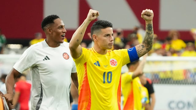 James Rodríguez con Colombia en la Copa América 2024