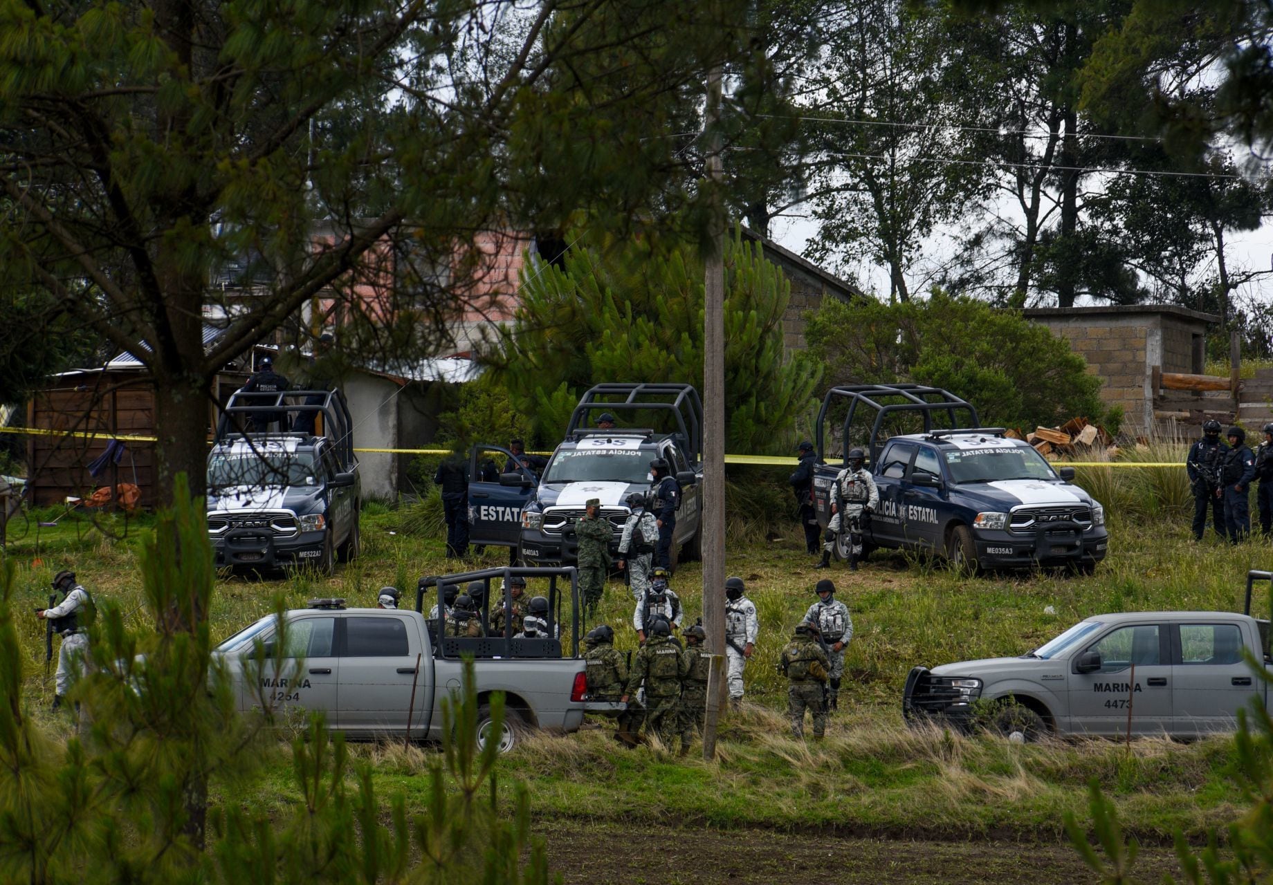 Enfrentamientos entre autoridades y criminales en Texcaltitlán