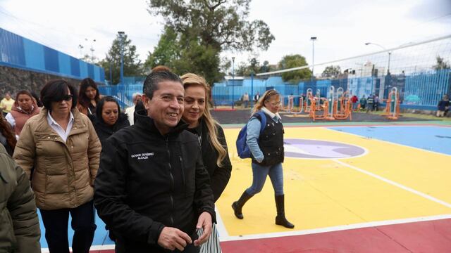 Giovani Gutiérrez sigue mejorando instalaciones deportivas de Coyoacán