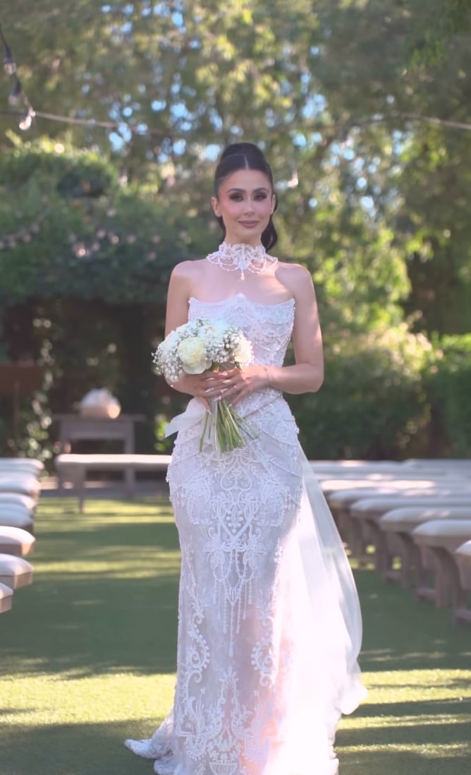 Lupita Villalobos en su boda