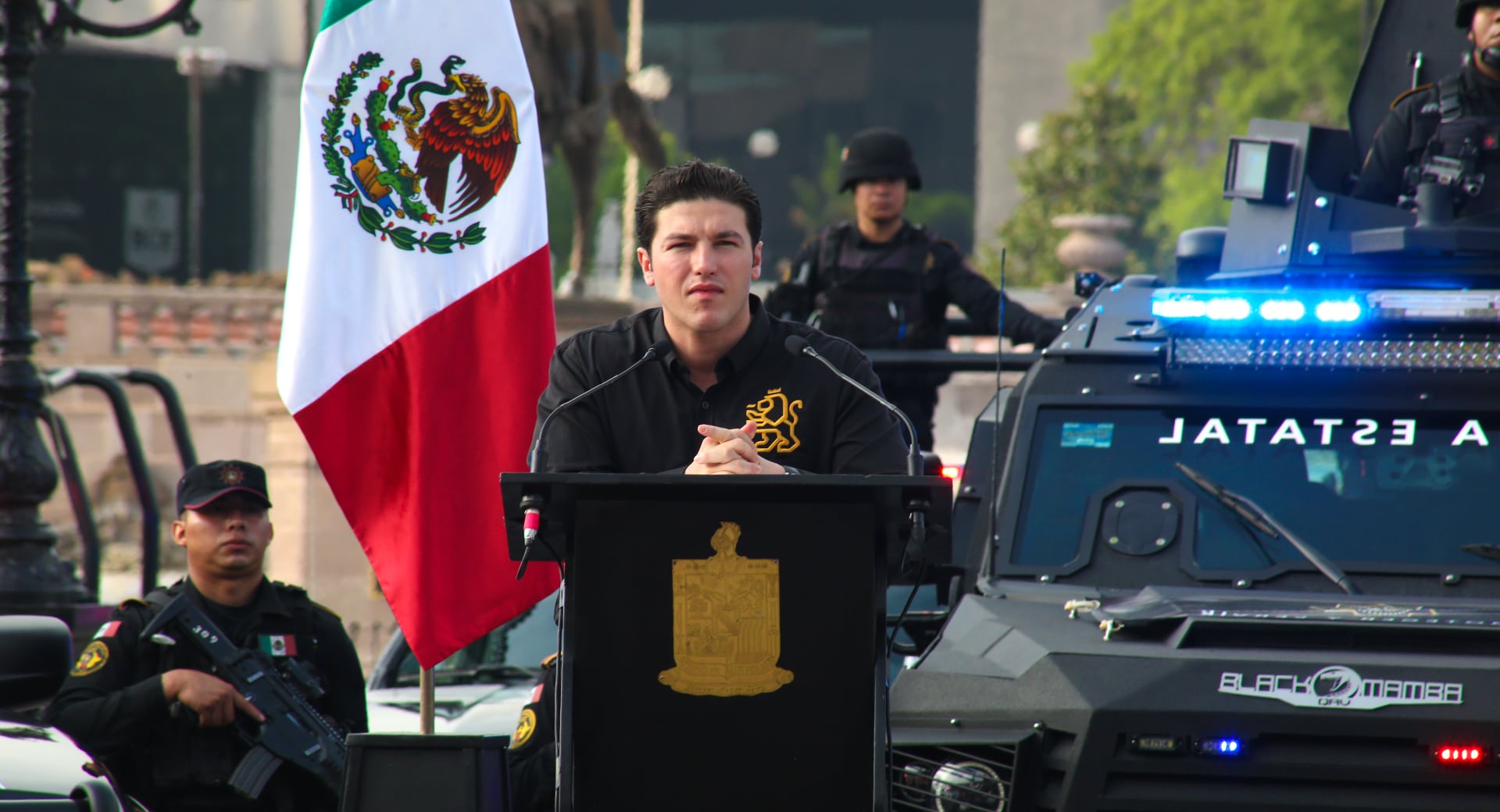 Samuel García refuerza seguridad en Nuevo León