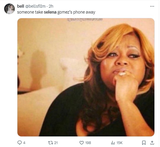 Selena Gomez memes tras el anuncio de Justin Bieber y Hailey Bieber