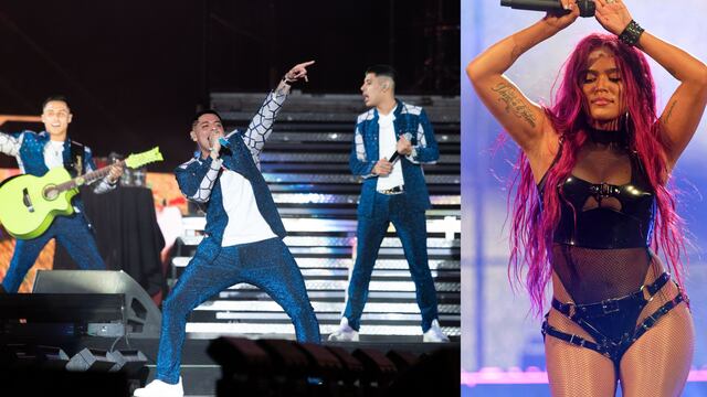 Grupo Firme y Karol G.