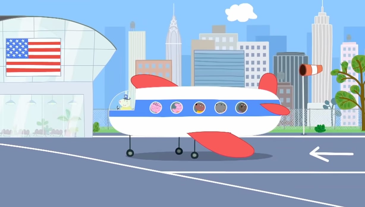 Peppa Pig por Día de la Bandera