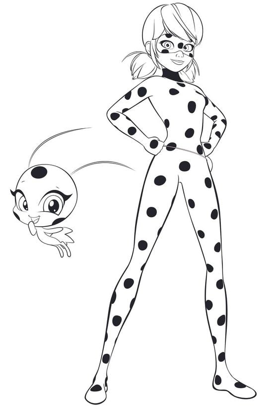 Dibujos de Lady Bug para colorear