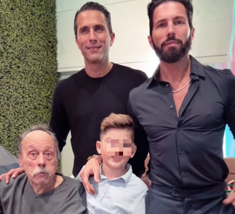 Poncho de Nigris y su papá