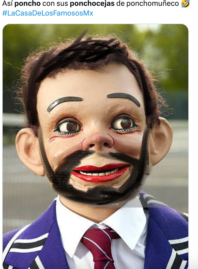 Poncho de Nigris y sus cejas desatan memes en redes sociales