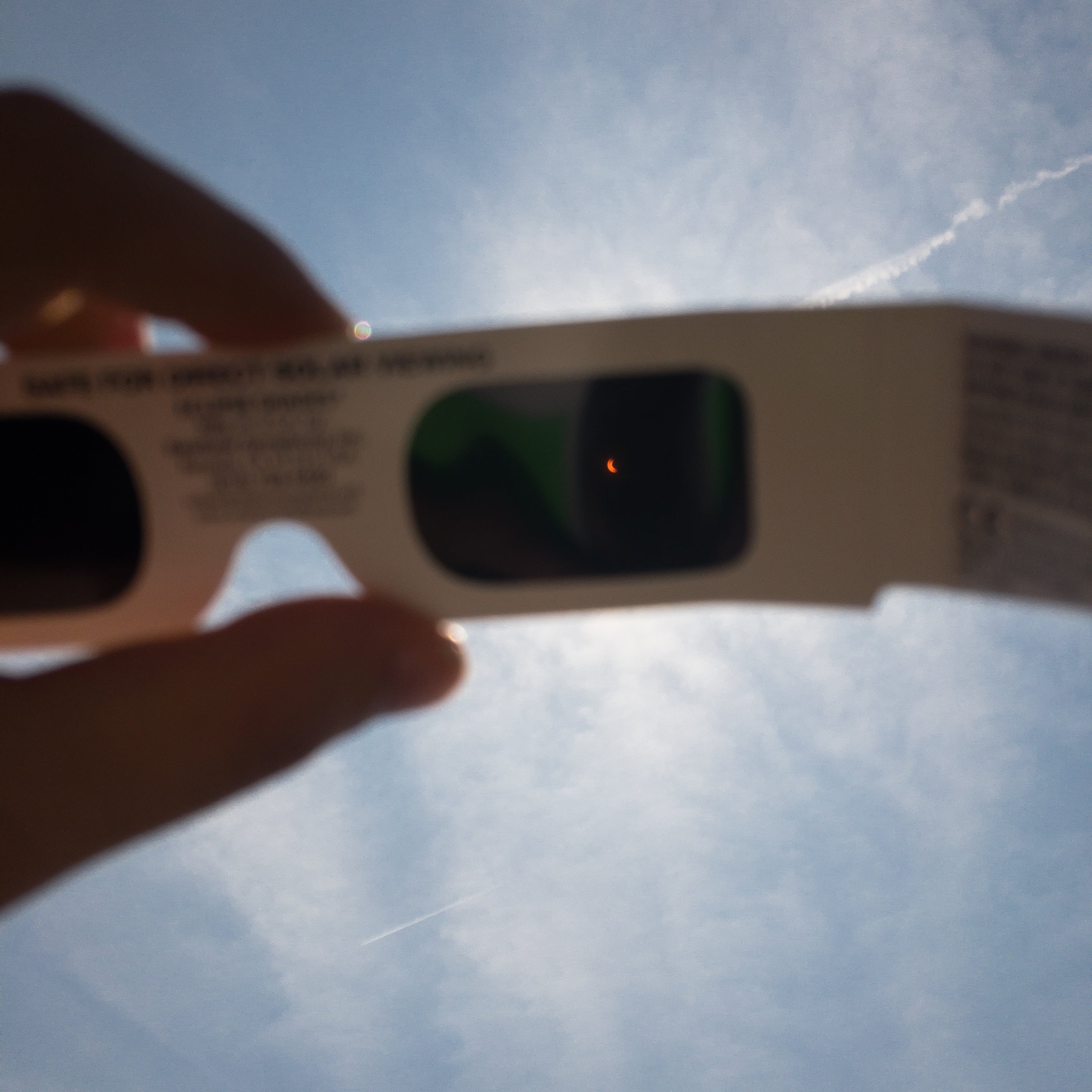 Lentes para ver eclipse solar