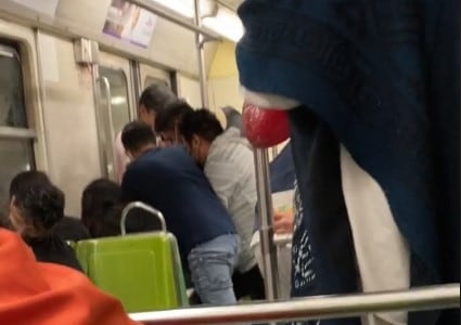 Pelea en Metro CDMX
