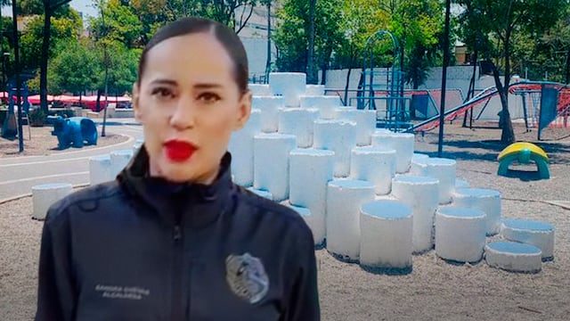 Sandra Cuevas aclara por qué pinto de blanco los bloques del Jardín Purshkin