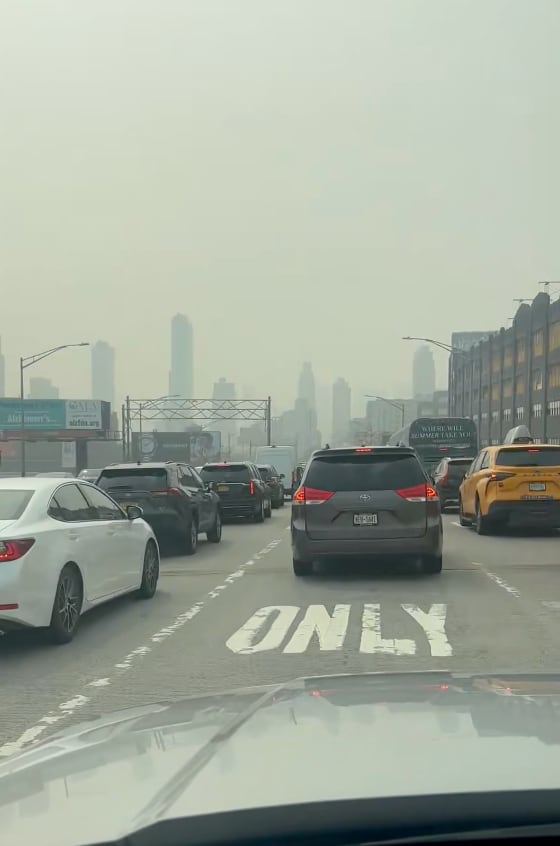 Mala calidad del aire en Nueva York y Nueva Jersey
