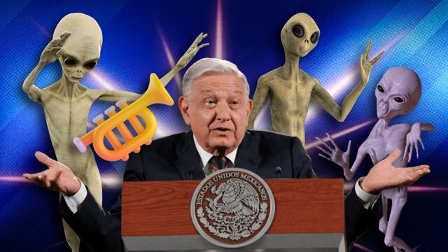 AMLO mezcla ovnis con comunismo