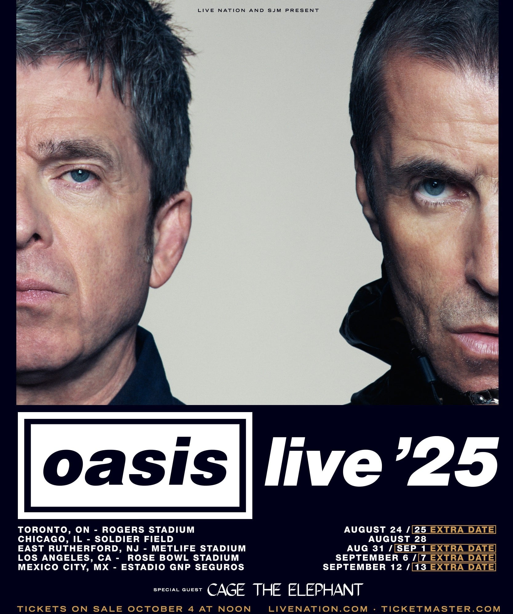 Oasis concierto México 2025