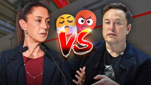 Claudia Sheinbaum y Elon Musk