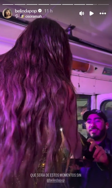 Belinda en microbús de la CDMX