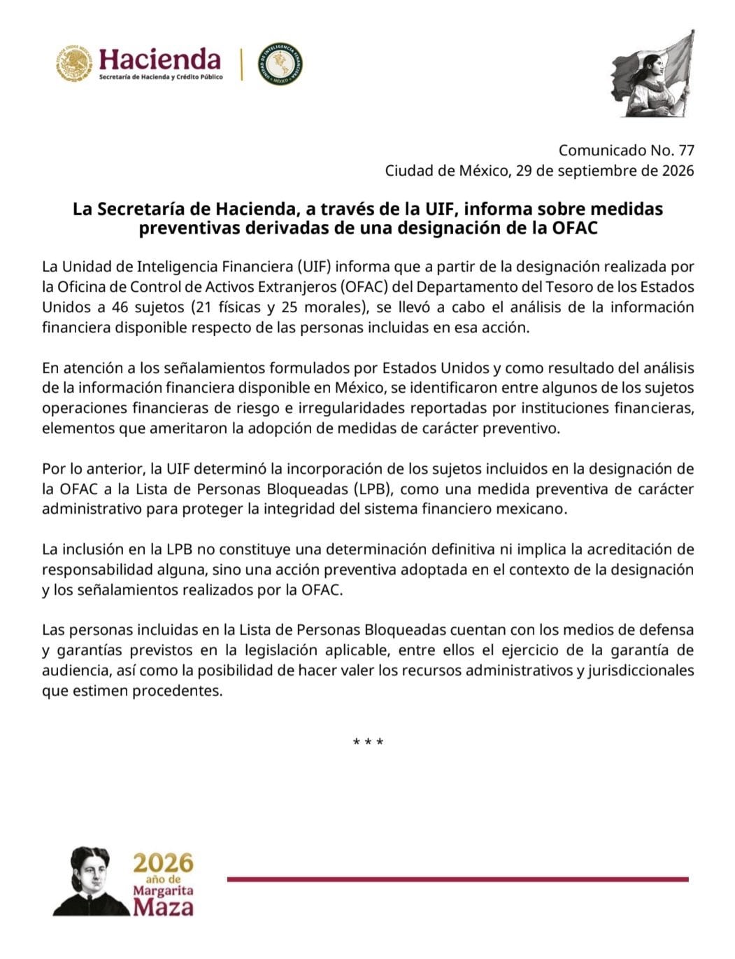 OFAC sanciona a Mayito Flaco y otras 20 personas vinculadas al Cártel de Sinaloa
