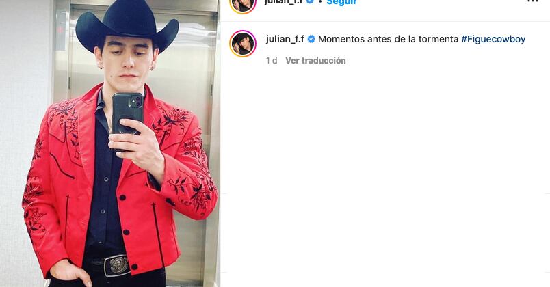 Julián Figueroa vivió una tormenta.