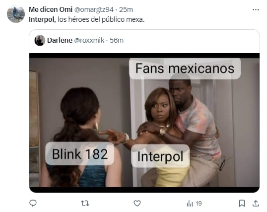 Memes por el concierto de Interpol en el Zócalo