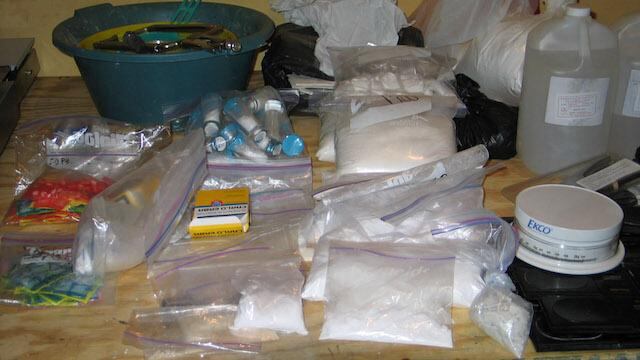 Imagen de archivo de un laboratorio del narco.