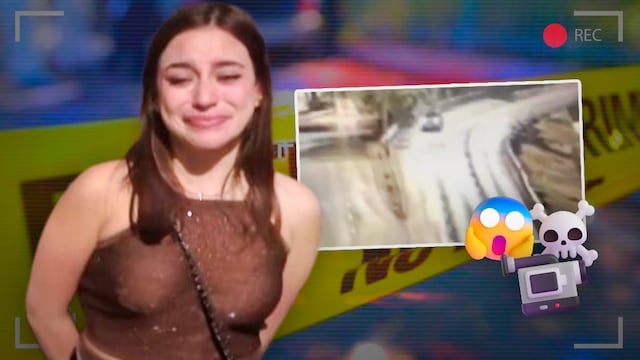 Video muestra que Emilia Romero se echó de reversa luego de que su novio se cayó de auto en Viaducto CDMX