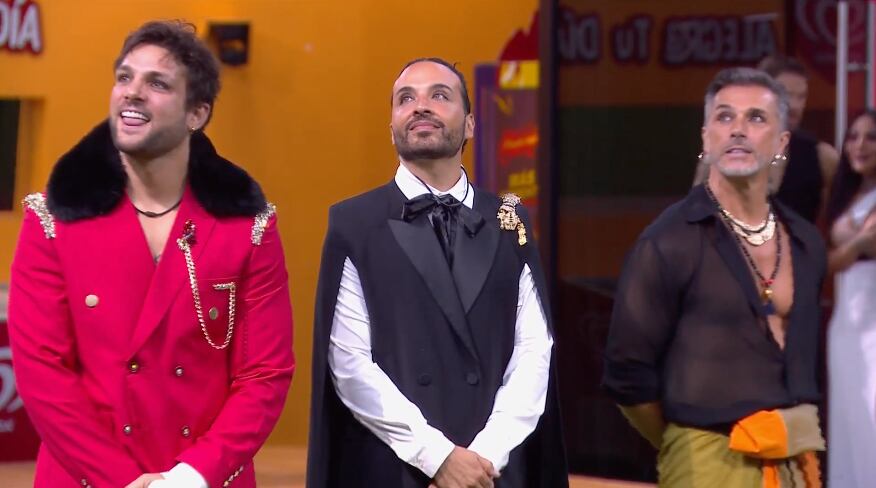 Nicola Porcella, Apio Quijano y Sergio Mayer