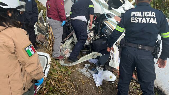 Avioneta se desploma en Otzolotepec, hay 3 muertos