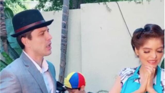 Ana Bárbara y su familia.