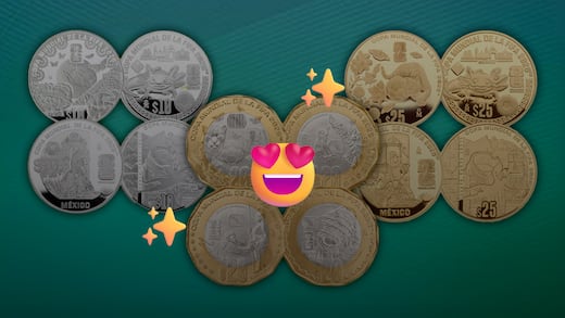 Banxico lanza colección de 12 monedas conmemorativas del Mundial 2026