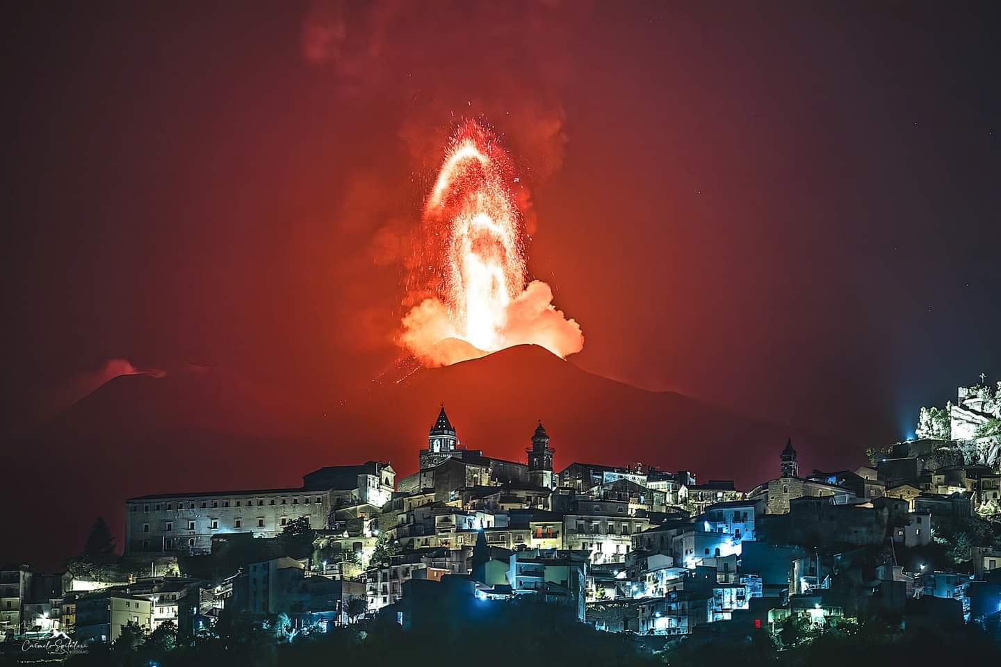 Erupción del volcán Etna en imágenes