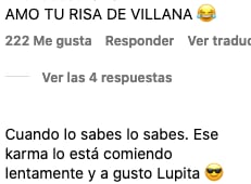 Fans de Lupita Jones ven que el karma le llegó a Cynthia de la Vega.