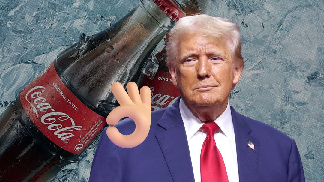 Donald Trump convenció a Coca-Cola de recuperar un clásico ingrediente en su receta: “¡Es simplemente mejor!”