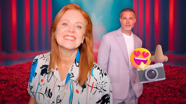 Erika Buenfil ya sabe a qué huele Brad Pitt tras conocerlo en la alfombra roja de F1