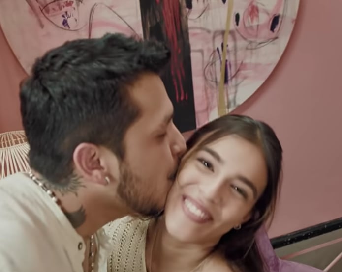 Christian Nodal y Mariana García