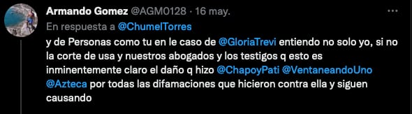 Esposo de Gloria Trevi la defiende de Chumel Torres y Pati Chapoy.