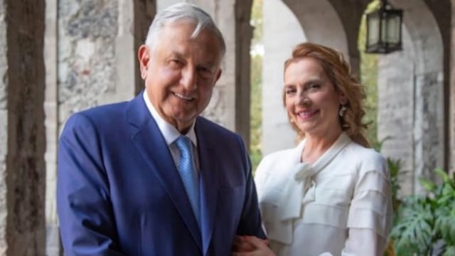 AMLO y Beatriz Gutiérrez Müller