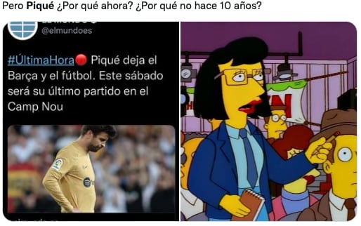 Memes por el retiro de Gerard Piqué del Fútbol