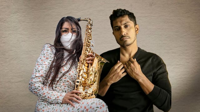 María Elena Ríos y Tenoch Huerta