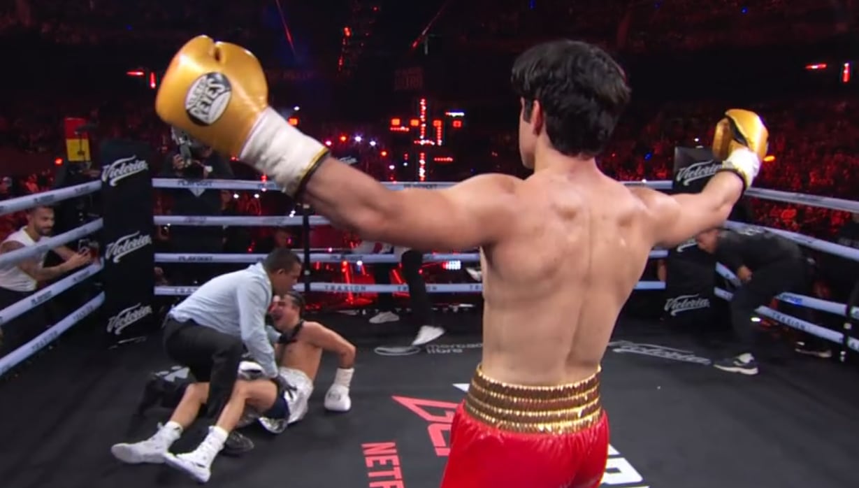 Nocaut de Aaron Mercury sobre Mario Bautista