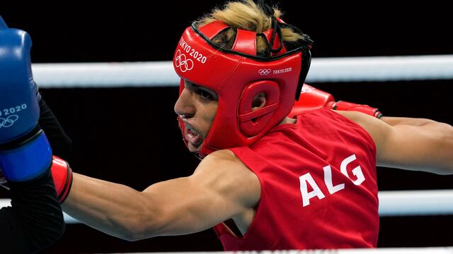Imane Khelif, boxeadora de Argelia en los Juegos Olímpicos.