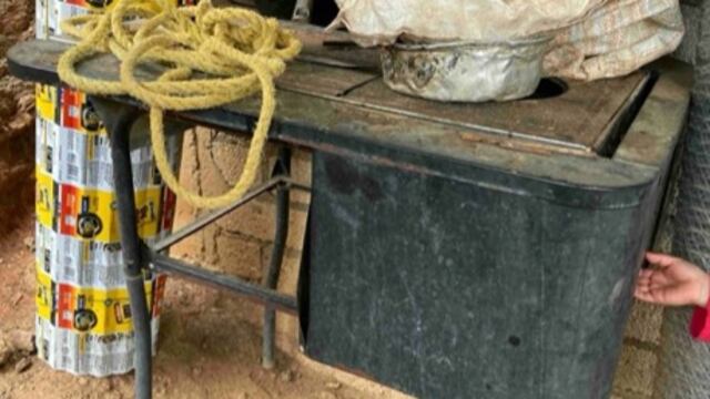 Foto: Rodolfo Díaz. Estufa sin usarse en comunidad de Oaxaca