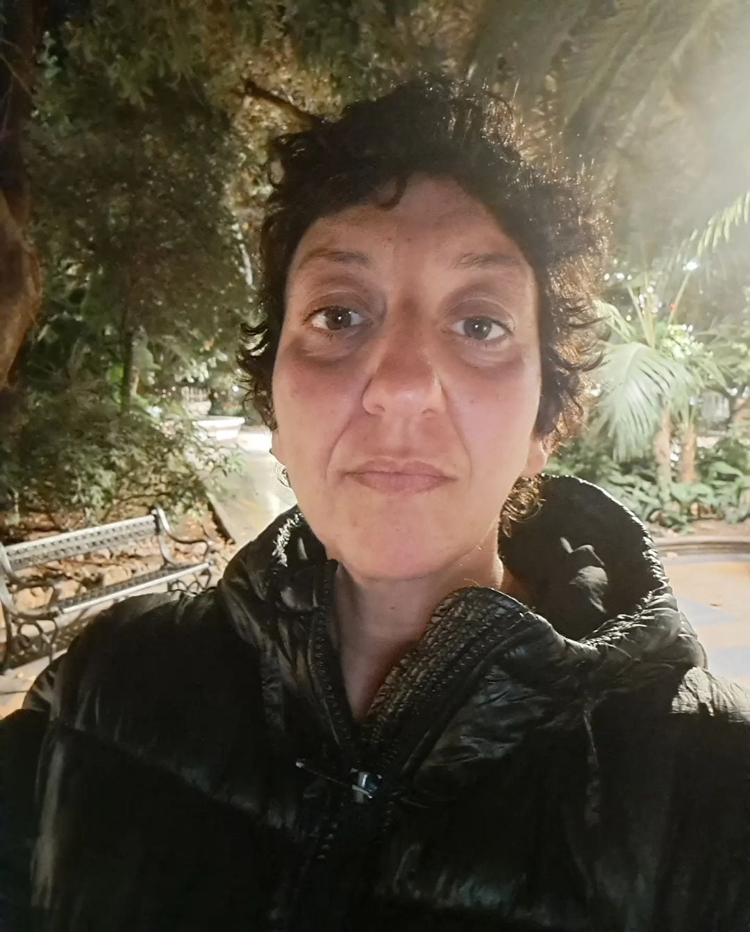 Mónica Cervera, actriz española que ahora vive en la calle.