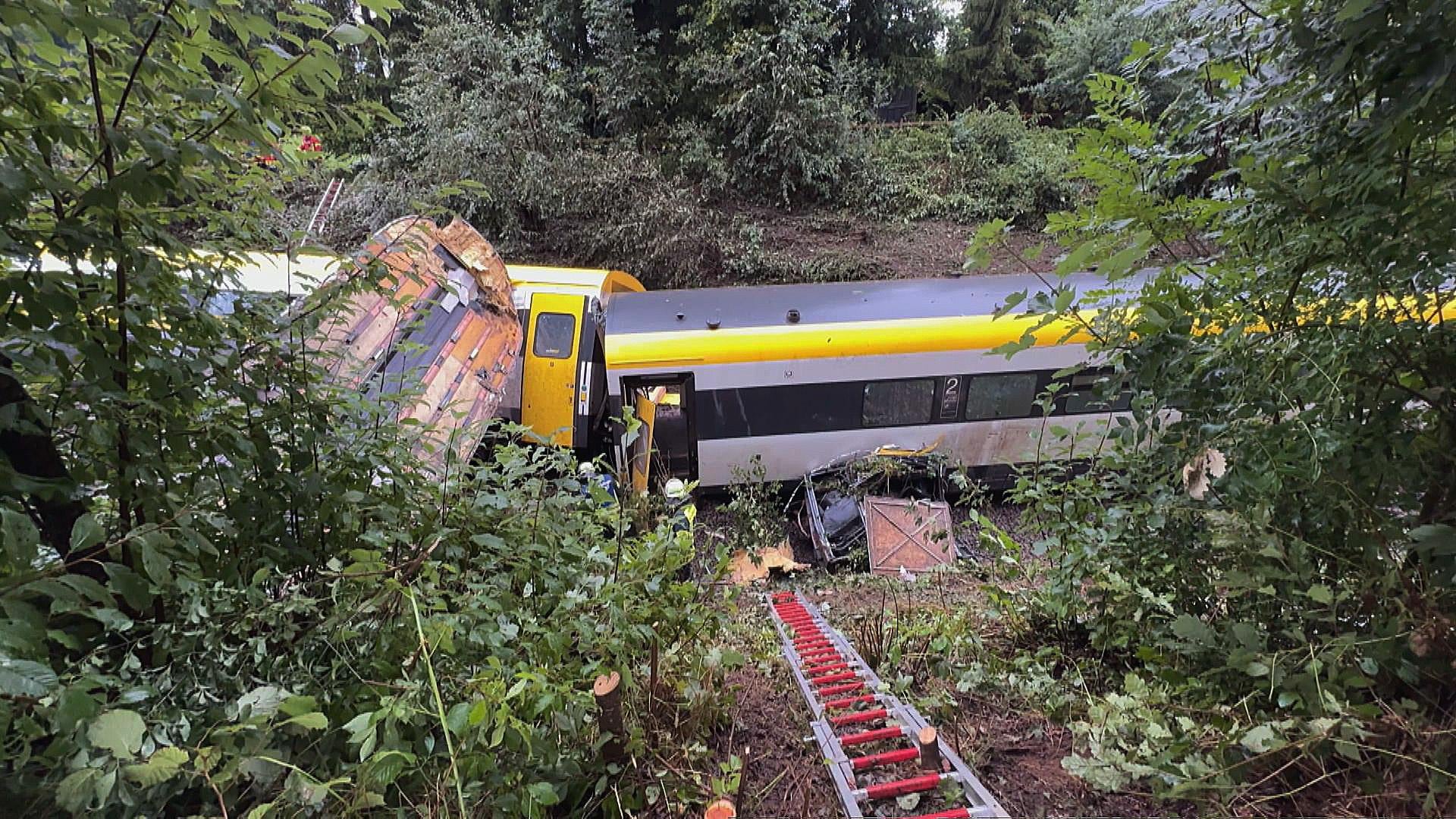 Se descarrila tren en Alemania
